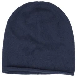Kaschmir Beanie Mit Rollrand By Seeberger -Hut Discounter Kaschmir Beanie mit Rollrand by Seeberger dunkelblau.45919 1rf192