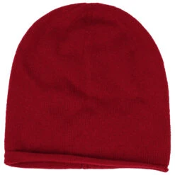 Kaschmir Beanie Mit Rollrand By Seeberger -Hut Discounter Kaschmir Beanie mit Rollrand by Seeberger dunkelrot.45919 1rf171