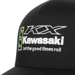 Kawasaki Flexfit Cap By FOX -Hut Discounter Kawasaki Flexfit Cap by FOX schwarz.63398 4f4