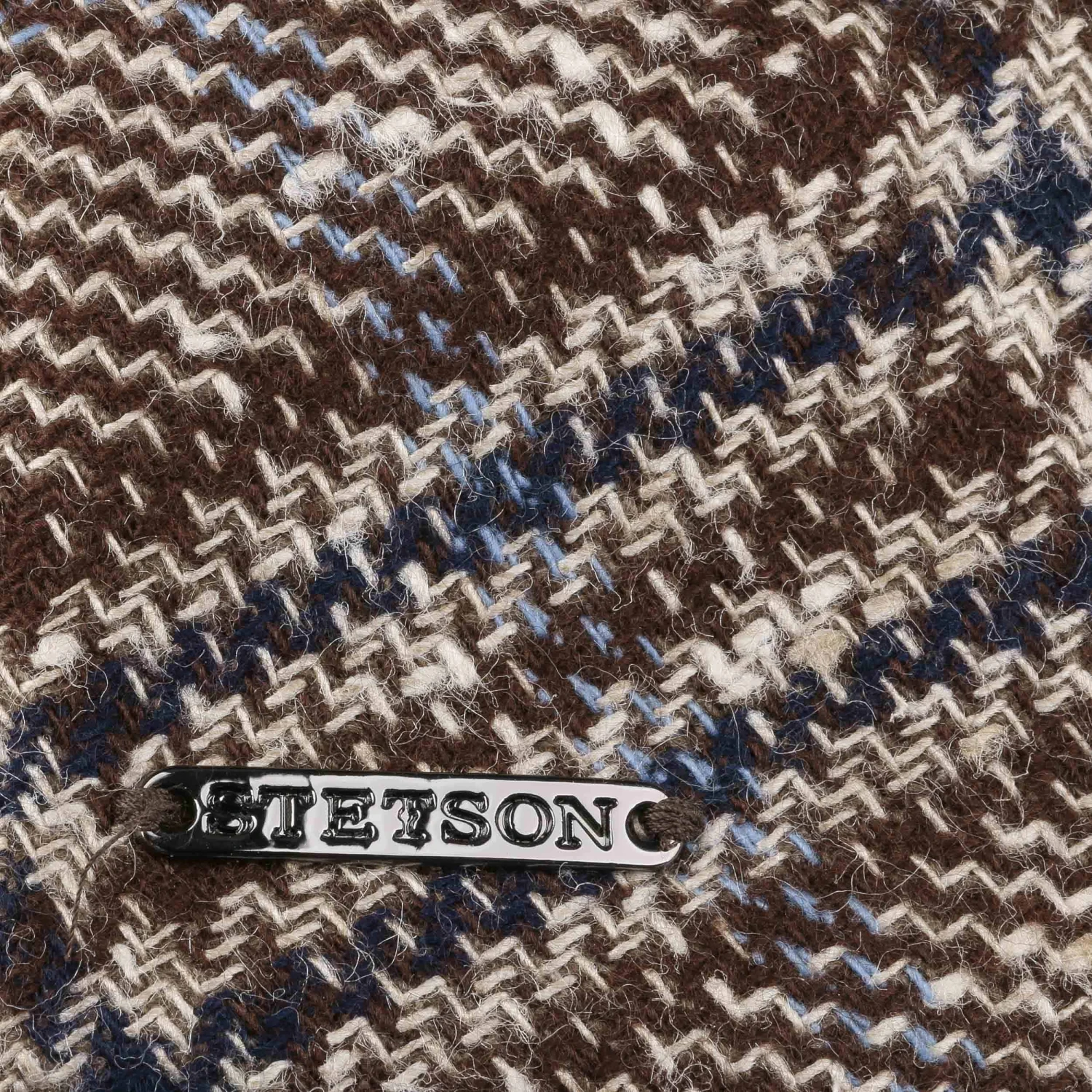 Kent Check Kaschmir-Seide Flatcap By Stetson 3 Kent Check Kaschmir-Seide Flatcap By Stetson – Bild 3