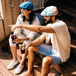 Kent Princeville Leinen Flatcap By Stetson