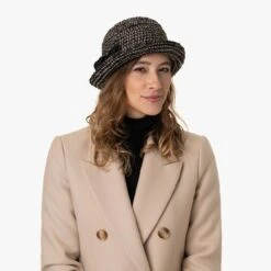 Knitted Look Stoffhut By Bedacht -Hut Discounter Knitted Look Stoffhut by bedacht.63835 8