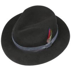 Landell Traveller Wollhut By Stetson -Hut Discounter Landell Traveller Wollhut by Stetson schwarz.56415 1rf4