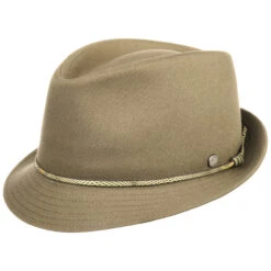 Lanora Trilby Baumwollhut By Lierys -Hut Discounter Lanora Trilby Baumwollhut by Lierys taupe.58631 rf62