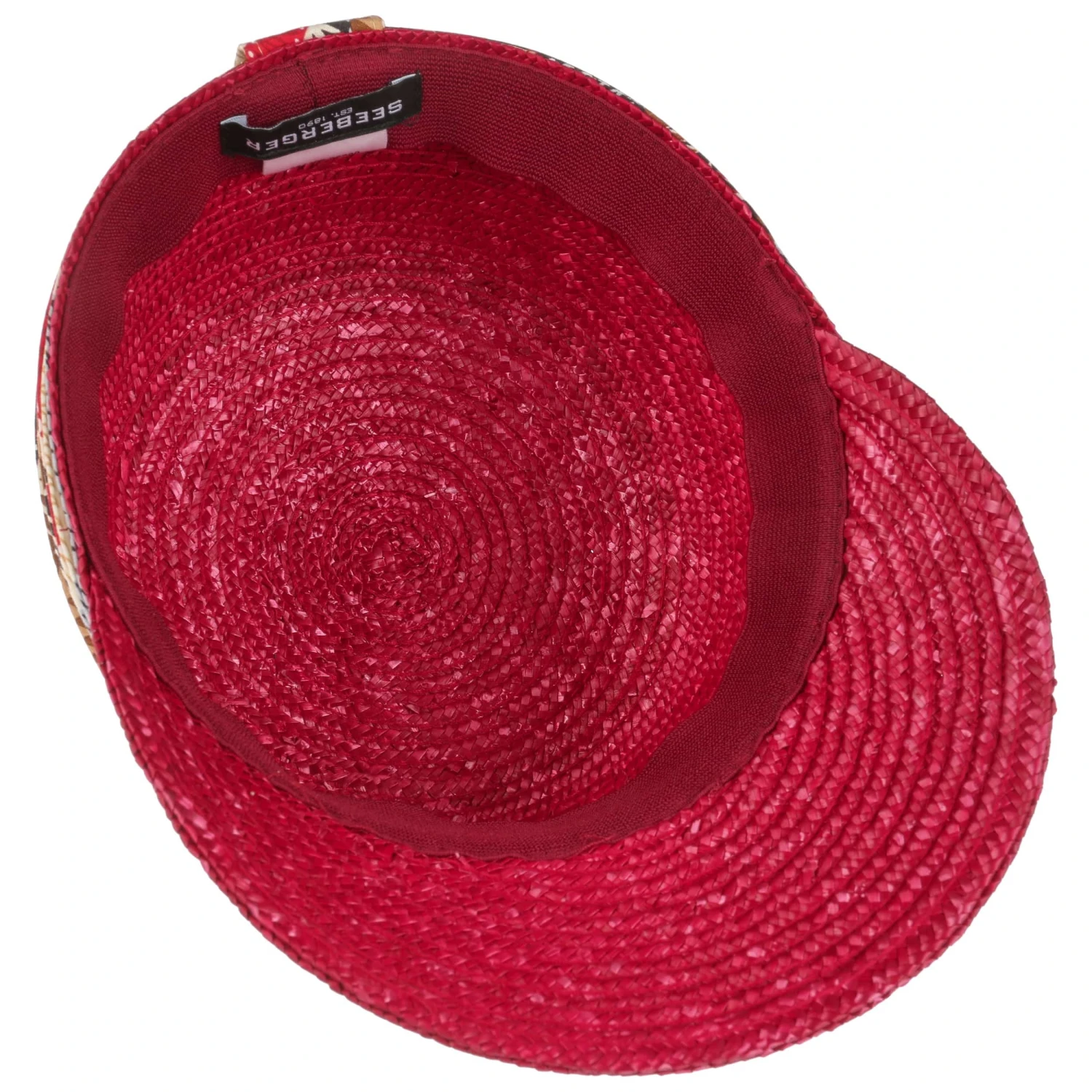 Lioma Strohcap Mit Ethnomuster By Seeberger 4 Lioma Strohcap Mit Ethnomuster By Seeberger – Bild 4