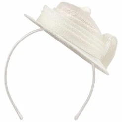 Little Hat Fascinator By Bedacht -Hut Discounter Little Hat Fascinator by bedacht cremewei .56245 3rf35