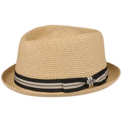 Manchester Pork Pie Strohhut By Conner -Hut Discounter Manchester Pork Pie Strohhut by Conner natur.41929 rf40