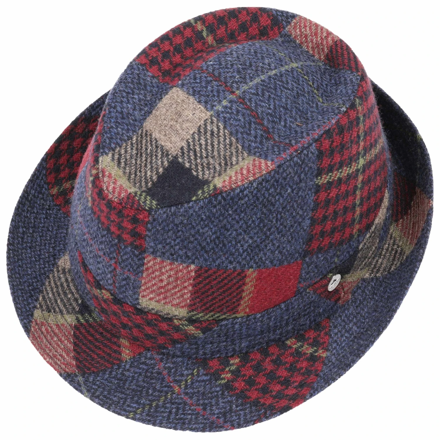 Merino Patchwork Trilby Hut By Lierys 2 Merino Patchwork Trilby Hut By Lierys – Bild 2