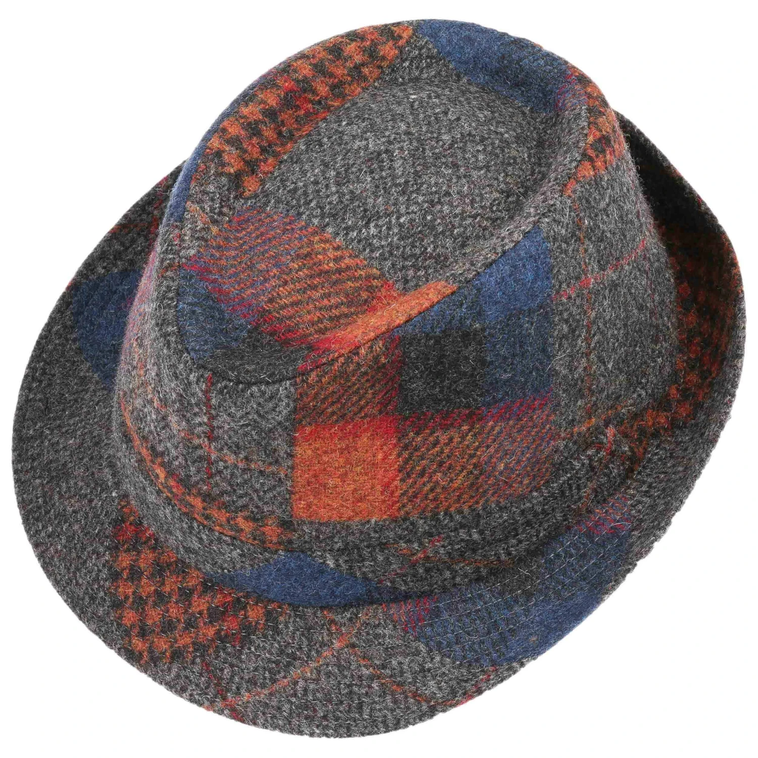 Merino Patchwork Trilby Hut By Lierys 1 Merino Patchwork Trilby Hut By Lierys