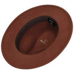 Mester Fedora Wollhut By Brixton -Hut Discounter Mester Fedora Wollhut by Brixton terracotta.60969 2rf80