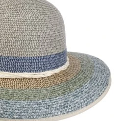 Multi-Stripes Schlapphut -Hut Discounter Multi Stripes Schlapphut hellblau.59831 4rf9