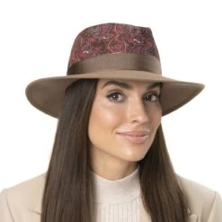 Paisley Crown Wollhut By Alfonso DEste -Hut Discounter Paisley Crown Wollhut by Alfonso D Este.63727 7