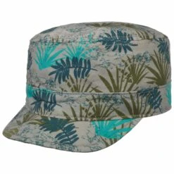 Palm Leaves Army Kindercap By Maximo -Hut Discounter Palm Leaves Army Kindercap by maximo blau.59050 rf2