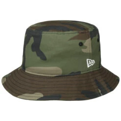 Patterned Tapered Camo Bucket Stoffhut By New Era -Hut Discounter Patterned Tapered Camo Bucket Stoffhut by New Era gruen.62651 rf39