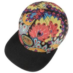 Peacock Flat Brim Cap By Djinns