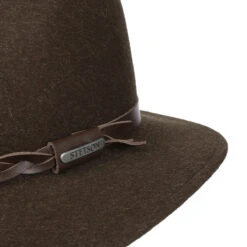 Pontesco Traveller Wollhut By Stetson -Hut Discounter Pontesco Traveller Wollhut by Stetson dunkelbraun.62344 4rf17