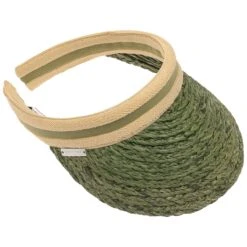 Raffia Schild Visor By Seeberger -Hut Discounter Raffia Schild Visor by Seeberger oliv.42830 1rf14