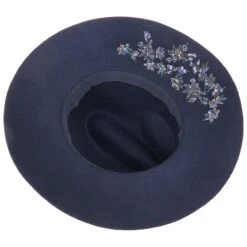 Schlapphut Mit Blumenmuster By Lierys -Hut Discounter Schlapphut mit Blumenmuster by Lierys blau.54786 2rf2