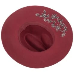 Schlapphut Mit Blumenmuster By Lierys -Hut Discounter Schlapphut mit Blumenmuster by Lierys rot.54786 2rf3