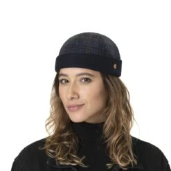 Shetland Check Dockermütze By Mayser -Hut Discounter Shetland Check Dockermuetze by Mayser.59534 7