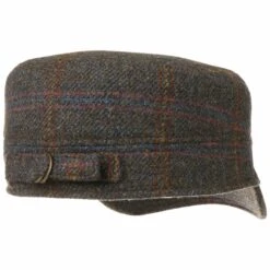 Shetland Wool Armycap By Mayser 7 Shetland Wool Armycap By Mayser -Hut Discounter Shetland Wool Armycap by Mayser blau gruen.55044 3rf225