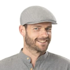 Simon Stripes Flatcap By Mayser -Hut Discounter Simon Stripes Flatcap by Mayser.59122 8