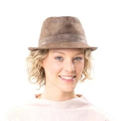 Smooth Trilby Lederhut By Lipodo -Hut Discounter Smooth Trilby Lederhut by Lipodo.48709 7