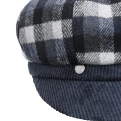 Squares Ballonmütze By Lierys -Hut Discounter Squares Ballonmuetze by Lierys blau.63767 4rf2