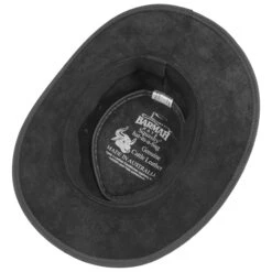 Squashy Outback Lederhut By BARMAH -Hut Discounter Squashy Outback Lederhut by BARMAH schwarz.34418 2rf4