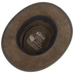 Squashy Twotone Lederhut By BARMAH -Hut Discounter Squashy Twotone Lederhut by BARMAH braun.34419 2rf11