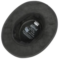 Squashy Twotone Lederhut By BARMAH -Hut Discounter Squashy Twotone Lederhut by BARMAH schwarz.34419 2rf4