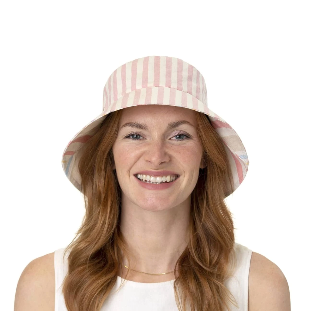 Stripe Bucket Baumwollhut By Seeberger 7 Stripe Bucket Baumwollhut By Seeberger – Bild 7