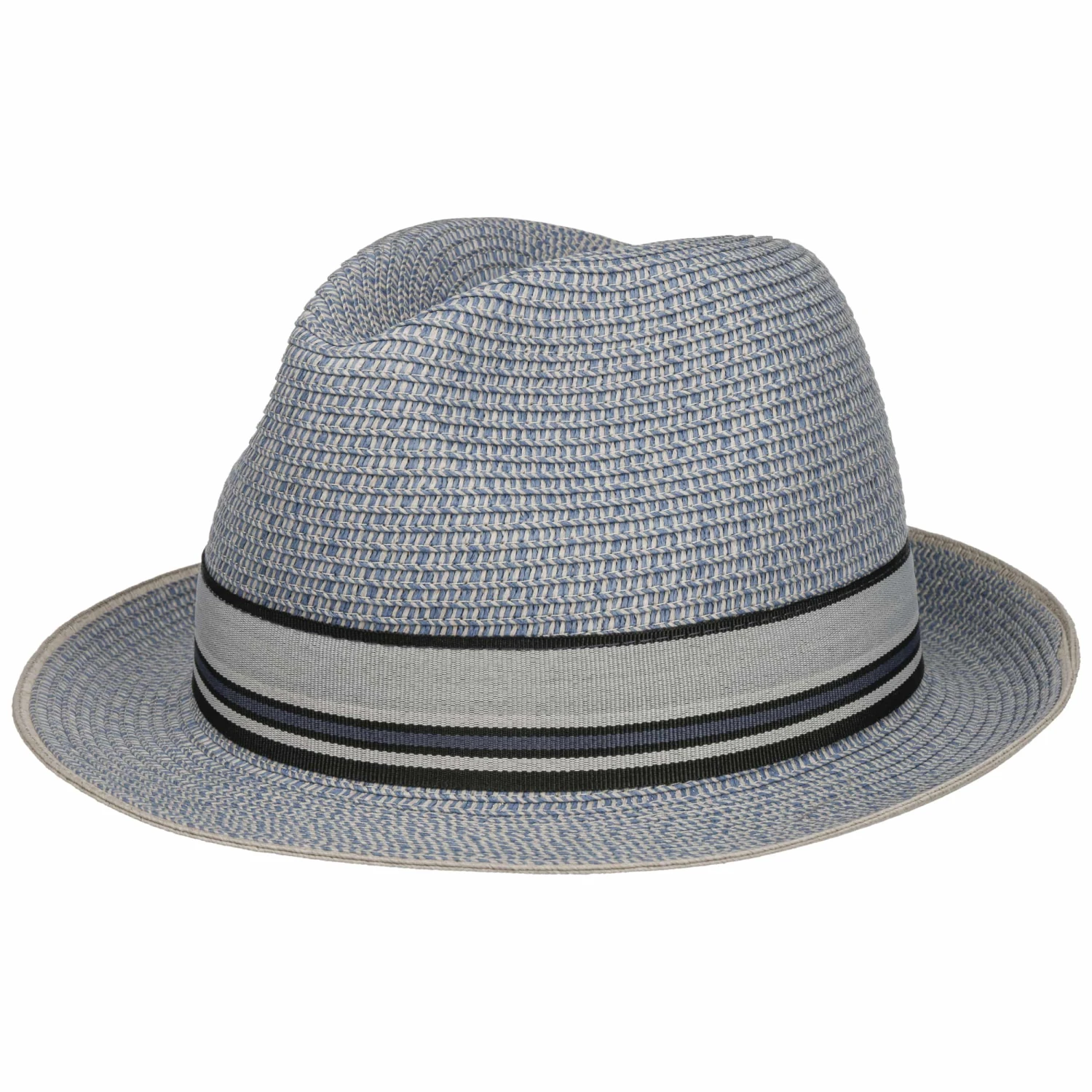 Striped Band Fedora Strohhut 4 Striped Band Fedora Strohhut – Bild 4