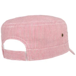 Stripes Cotton Army Kindercap By Lipodo -Hut Discounter Stripes Cotton Army Kindercap by Lipodo rot.58545 3rf3