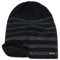 Stripes Oversize Beanie By Bugatti