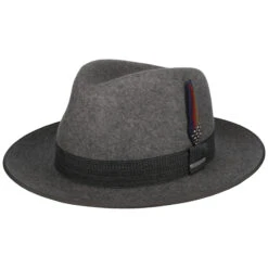 Tarvenco Fedora Wollhut By Stetson -Hut Discounter Tarvenco Fedora Wollhut by Stetson grau.62332 rf13