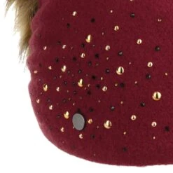 Tasona Wool Bommelmütze By Lierys -Hut Discounter Tasona Wool Bommelmuetze by Lierys dunkelrot.65185 4rf171