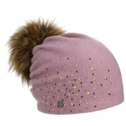 Tasona Wool Bommelmütze By Lierys -Hut Discounter Tasona Wool Bommelmuetze by Lierys flieder.65185 rf104