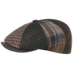 Tensted Patchwork Flatcap By Bugatti -Hut Discounter Tensted Patchwork Flatcap by bugatti gruen braun.60928 rf289