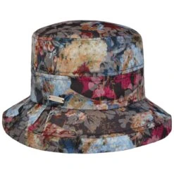 Tivena Flower Stoffhut By Seeberger -Hut Discounter Tivena Flower Stoffhut by Seeberger blau.64893 6rf2