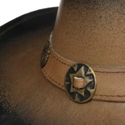 Tombstone Lederhut -Hut Discounter Tombstone Lederhut braun.43775 5rf11