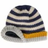 Twotone Cuff Kids Strickmütze