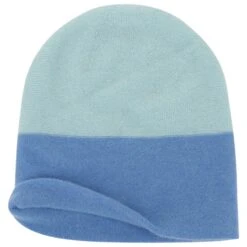 Twotone Kaschmirmütze By Seeberger -Hut Discounter Twotone Kaschmirmuetze by Seeberger hellblau.59906 1rf9