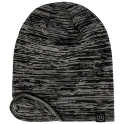 Twotone Stripes Oversize Beanie By Bugatti