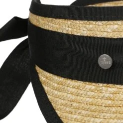 Twotone Strohvisor By Lierys -Hut Discounter Twotone Strohvisor by Lierys natur schwarz.61529 4rf201