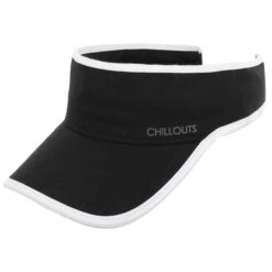 Twotone Visor By Chillouts -Hut Discounter Twotone Visor by Chillouts schwarz.65910 rf4