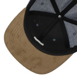 Twotone Washed Suede Cap By Reell -Hut Discounter Twotone Washed Suede Cap by Reell blau.63881 2rf2
