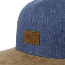 Twotone Washed Suede Cap By Reell -Hut Discounter Twotone Washed Suede Cap by Reell blau.63881 4rf2