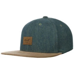 Twotone Washed Suede Cap By Reell -Hut Discounter Twotone Washed Suede Cap by Reell gruen.63881 rf39