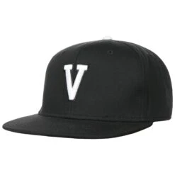 V Letter Snapback Cap -Hut Discounter V Letter Snapback Cap schwarz.43506 rf4